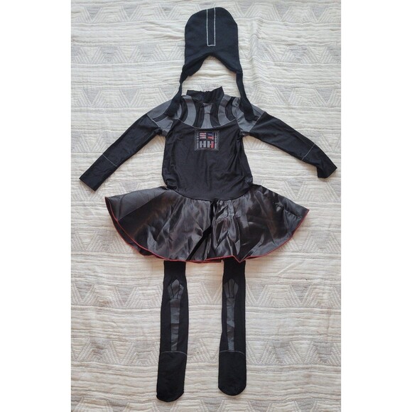 Costume STARS WARS Darth Vader dress girl size medium GUC - Picture 4 of 5